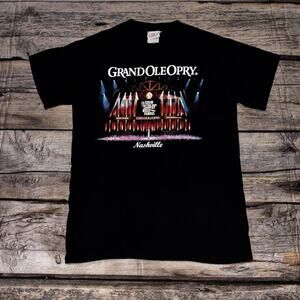 Grand Ole Opry T-Shirt Mens Small Nashville Country Music Stars Double Sided